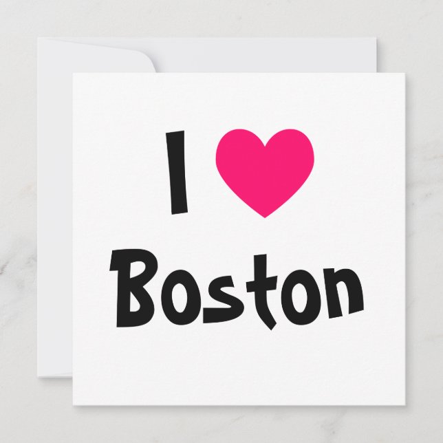 Jag älskar Boston (Framsida)