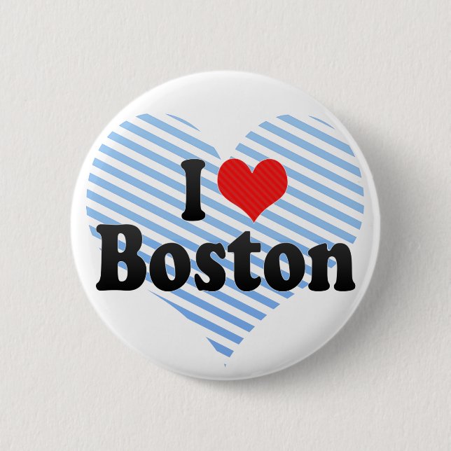 Jag älskar Boston Knapp (Framsida)