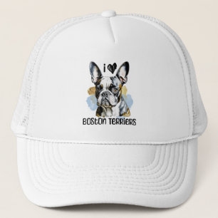 Jag älskar Boston Terriers Keps