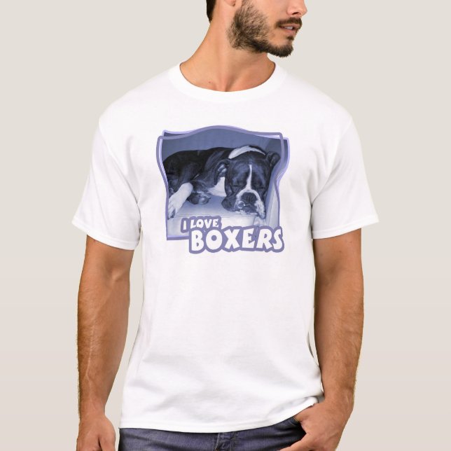 JAG ÄLSKAR BOXARE TEE SHIRT (Framsida)