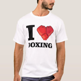 Jag älskar boxning t shirt