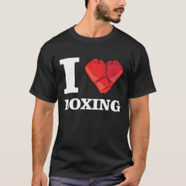 Jag älskar boxning t shirt