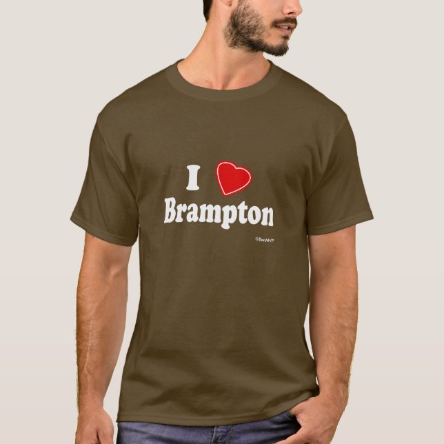 Jag älskar Brampton T-shirt (Framsida)