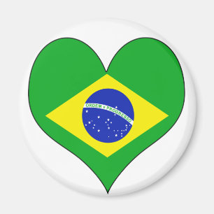 Jag älskar Brasilien Magnet