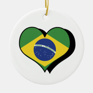 Jag älskar Brasilien Ornament