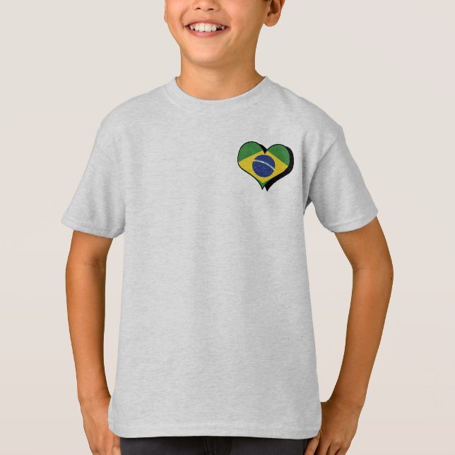 Jag älskar Brasilien T-Shirt (Framsida)