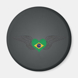 Jag älskar Brasilien - vingar Magnet