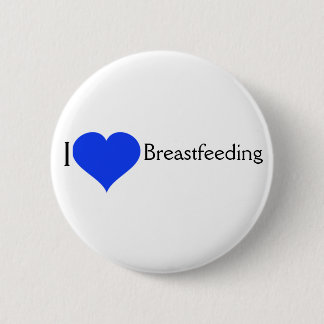 Jag älskar Breastfeeding Pinback Knapp