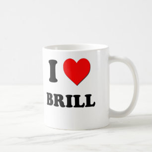 Jag älskar brillen (mat) kaffemugg