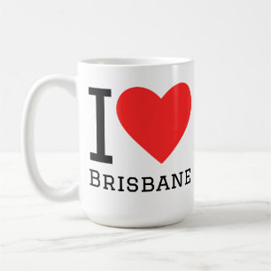 Jag älskar Brisbane Kaffemugg