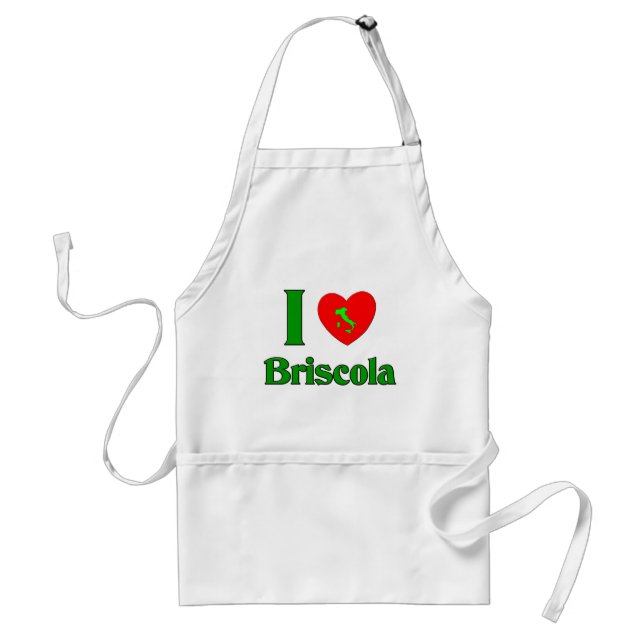 Jag älskar Briscola Förkläde (Framsidan)
