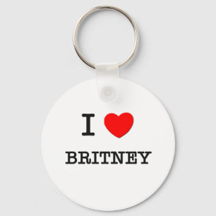 Jag älskar Britney Nyckelring