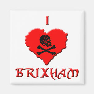 Jag älskar Brixham Magnet