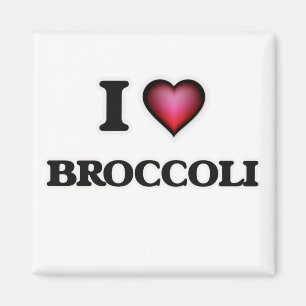 Jag älskar broccoli magnet