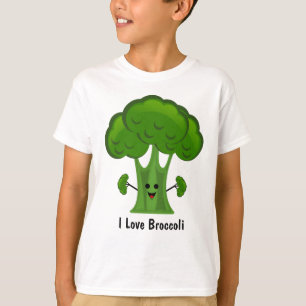 Jag älskar broccoli t-shirt