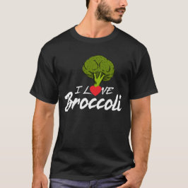 Jag älskar broccoli, växteateren, herbivor som är t shirt