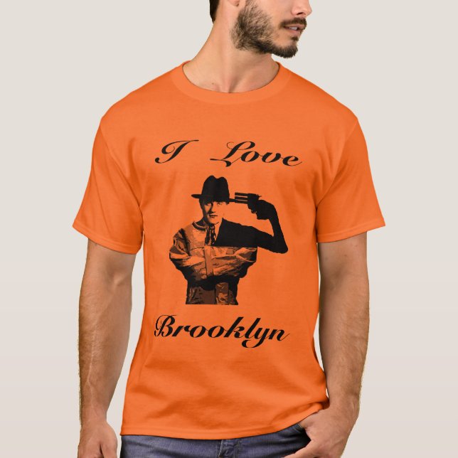 Jag älskar Brooklyn Tee (Framsida)