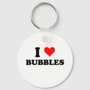 Jag älskar bubblar nyckelring