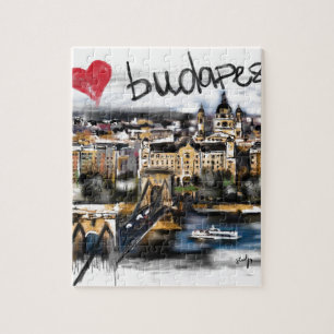 Jag älskar Budapest Pussel