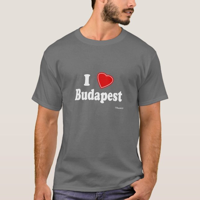 Jag älskar Budapest Tröja (Framsida)