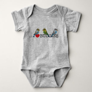 Jag älskar Budgies Tee Shirt