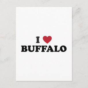 Jag älskar Buffalo Vykort