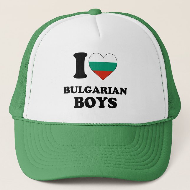 Jag älskar bulgariska pojkar keps (Framsida)