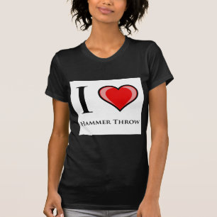 Jag älskar bultar kast t shirt