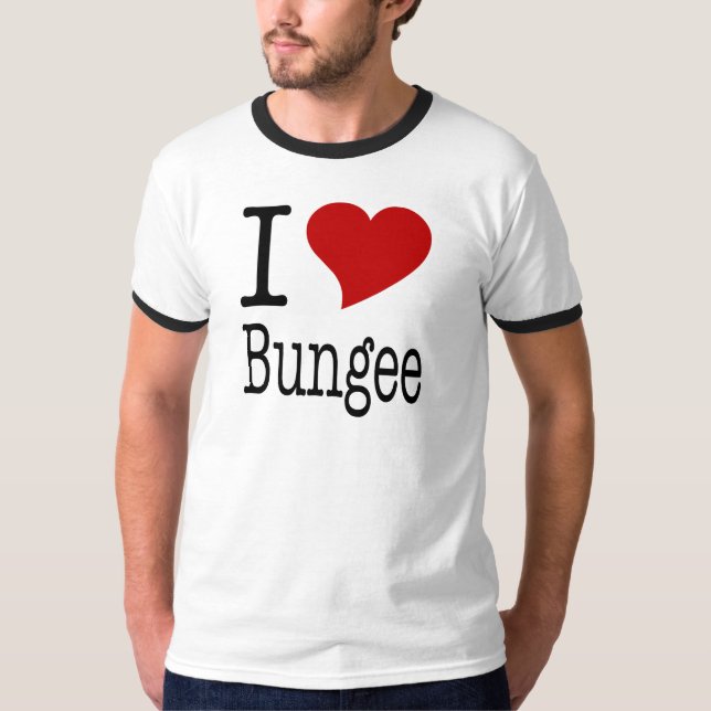 Jag älskar BungeeT-tröja Tee Shirt (Framsida)