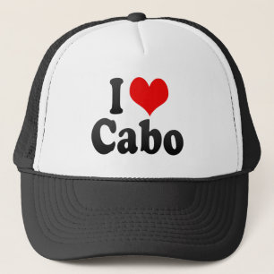 Jag älskar Cabo, Brasilien. EuAmo-nolla Cabo, Truckerkeps