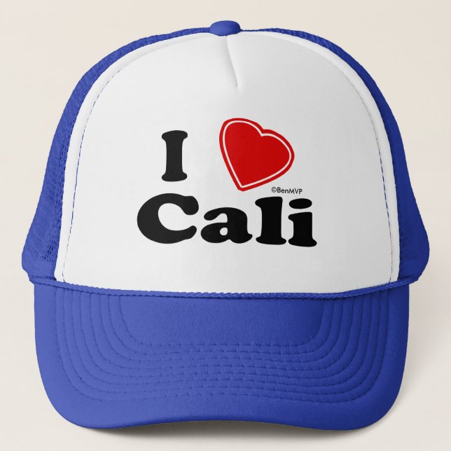 Jag älskar Cali Truckerkeps (Framsida)