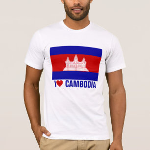Jag älskar Cambodja T Shirt