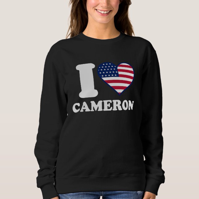 Jag älskar Cameron Jag älskar Cameron T Shirt (Framsida)