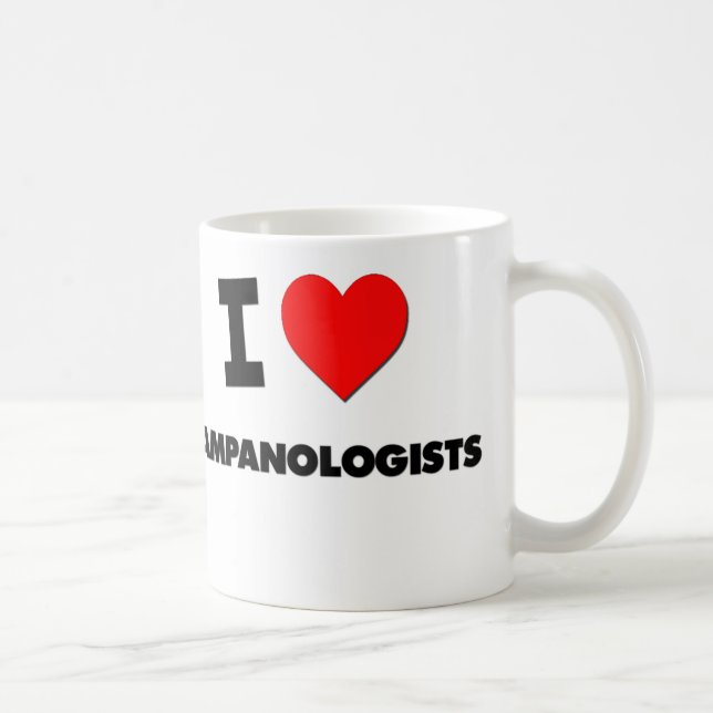 Jag älskar Campanologists Kaffemugg (Höger)