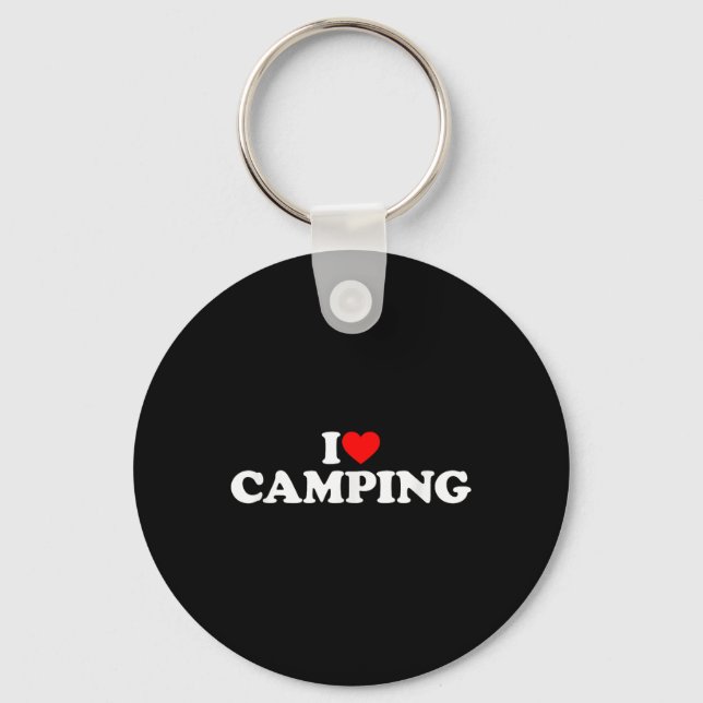 Jag älskar camping  nyckelring (Framsida)
