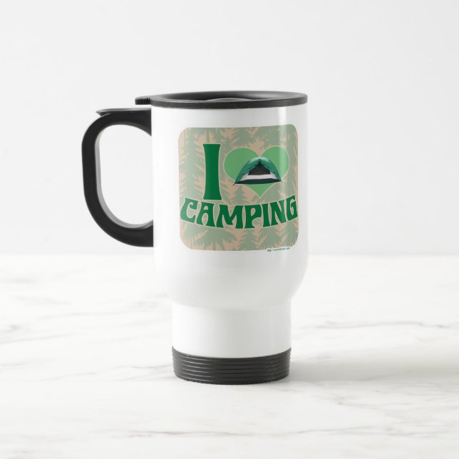 Jag älskar camping resemugg (Vänster)