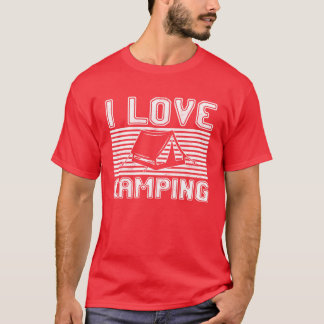 Jag älskar camping vintage t shirt