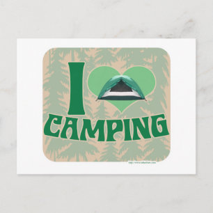 Jag älskar Camping Vykort