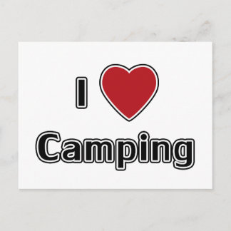 Jag älskar Camping Vykort