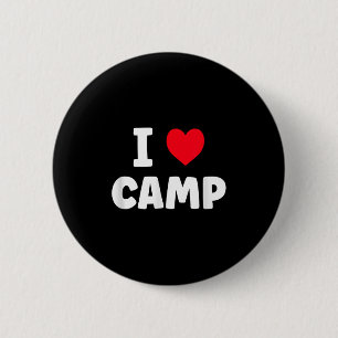 Jag älskar campingtält för sommarläger Glamping Knapp