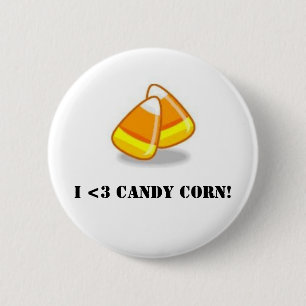 Jag älskar candy corn! knapp
