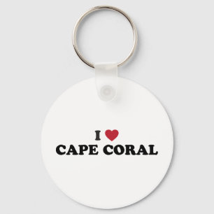 Jag älskar Cape Coral Florida Nyckelring