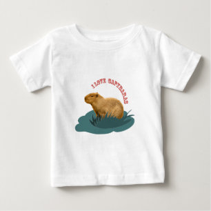 Jag älskar capybarabebisar t-shirt