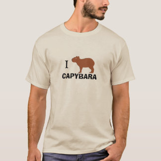 Jag älskar capybaraen t shirt