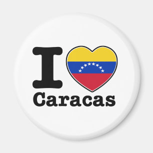 Jag älskar Caracas Magnet