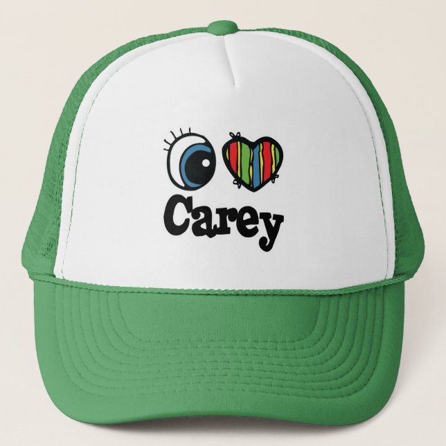 Jag älskar Carey Truckerkeps (Framsida)