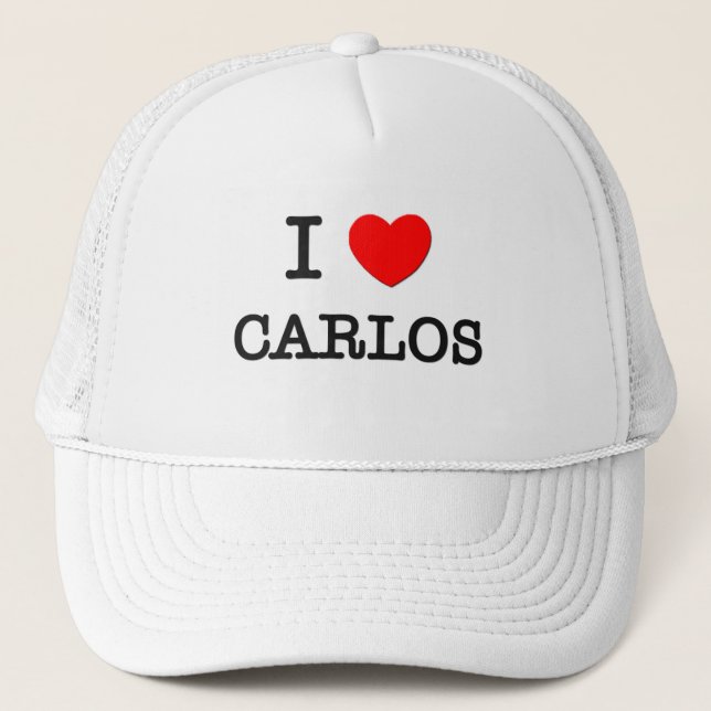 Jag älskar Carlos Truckerkeps (Framsida)