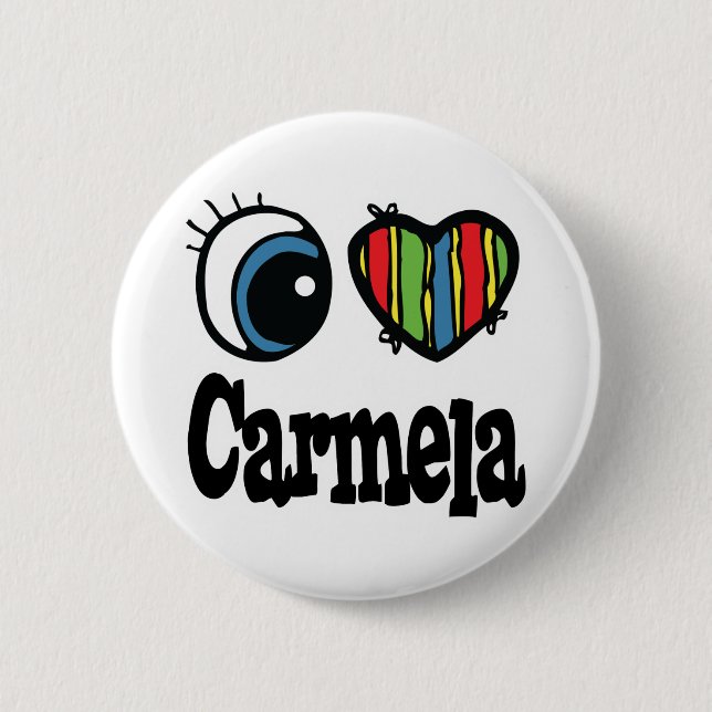 Jag älskar Carmela Knapp (Framsida)