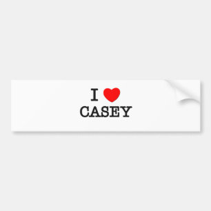 Jag älskar Casey Bildekal