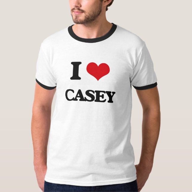 Jag älskar Casey Tee Shirt (Framsida)